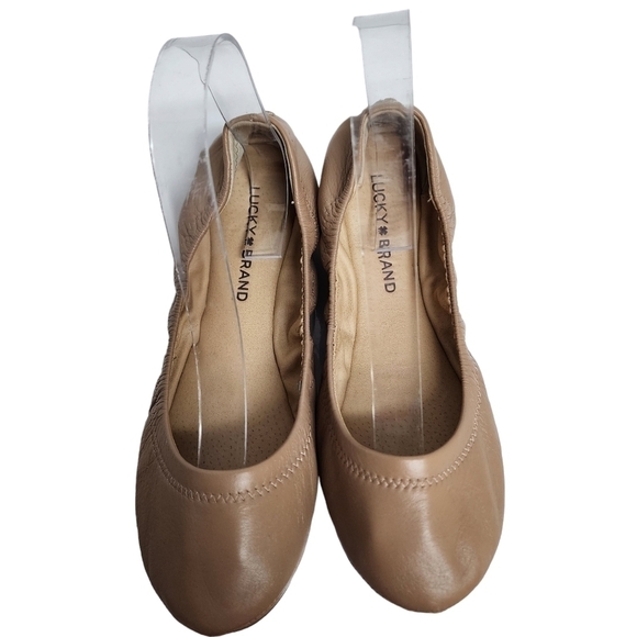 LUCKY BRAND EMMIE LEATHER BALLET FLATS - Picture 6 of 12